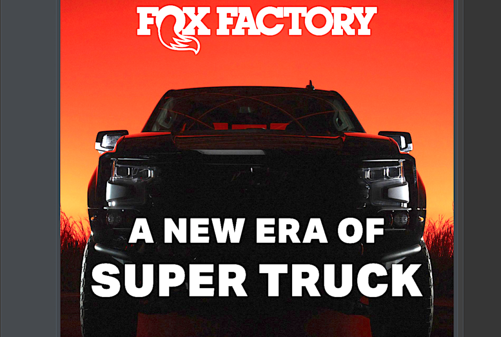 2025 chevy silverado 1500 fox factory supercharged super truck 