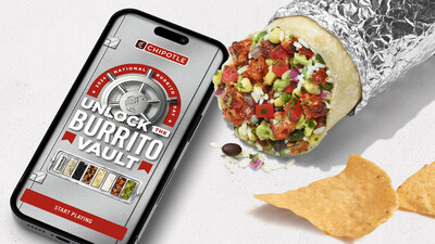 Chipotle's new Burrito Vault game gives fans a chance to unclock  million in free Chipotle ahead of National Burrito Day.