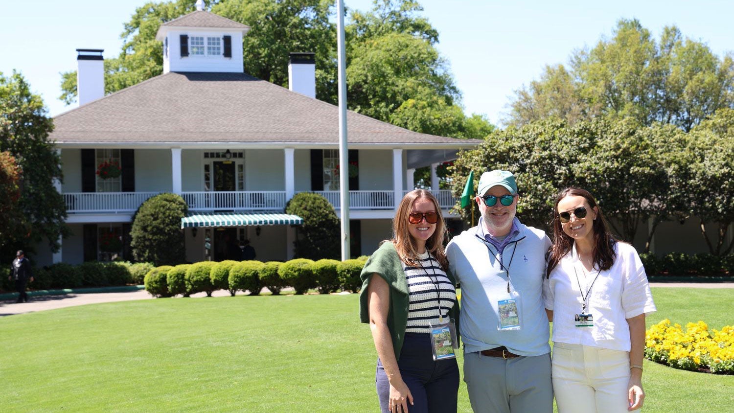 How a father-daughter Masters trip revealed golf's true magic 2 Ellen, Pat and Claire Rogers