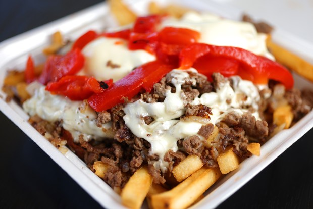 Philly Fries at Bob's Giant Burgers on Thursday, March 14, 2024, in Pleasanton, Calif. (Aric Crabb/Bay Area News Group)