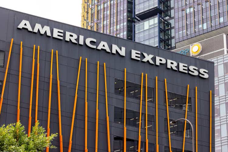 The American Express headquarters in Sydney, Australia. Part of the American multinational Financial Services group based in New York and founded in 1850.