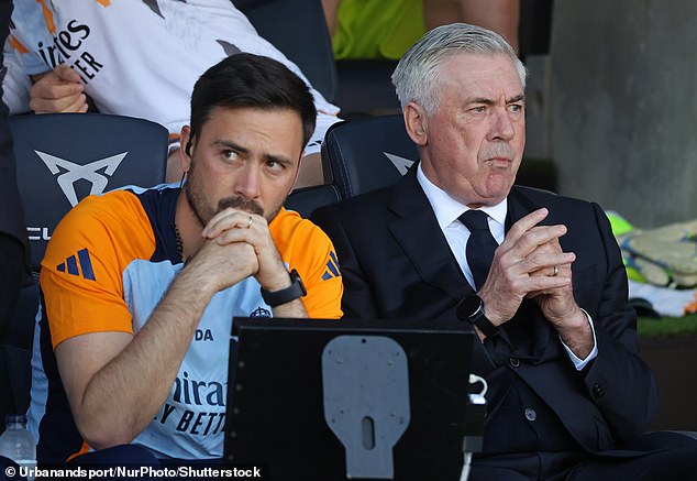 Ancelotti worked with his legendary dad Carlo at Real Madrid, but won't follow him to Brazil