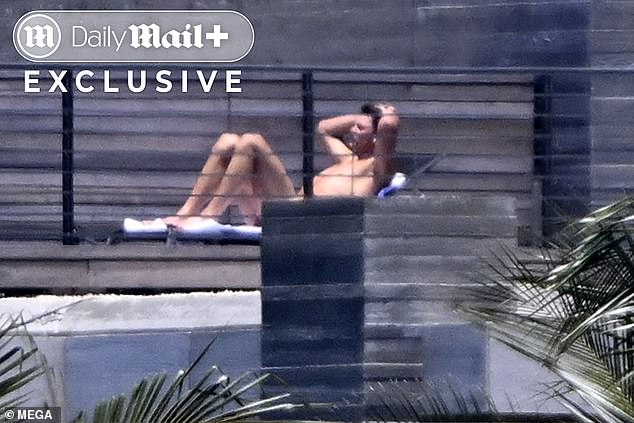 In exclusive photos obtained by the Daily Mail, the NFL icon, 47, bared all as he showcased his tanned, muscly frame while relaxing at his 'Billionaire Bunker' in Indian Creek - just across the way from ex Bundchen's .5 million pad