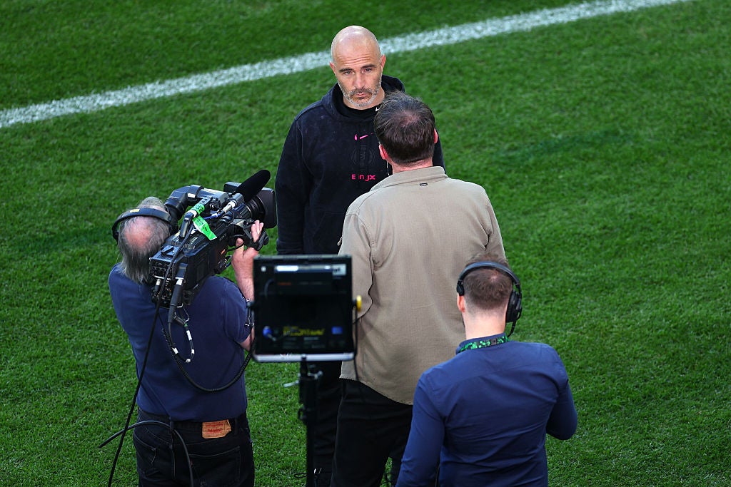 Enzo Maresca was speaking ahead of the Conference League final in Wroclaw