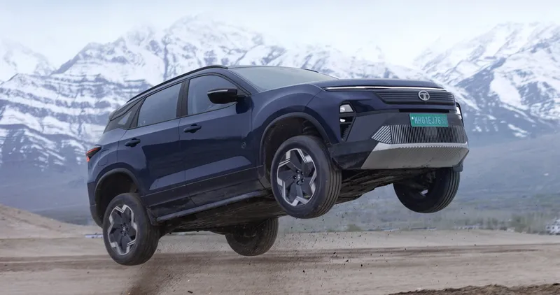 Tata harrier.ev off-roading