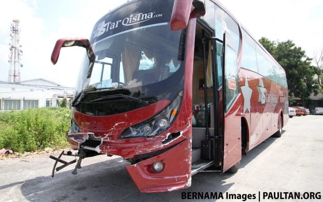 bus crash bernama