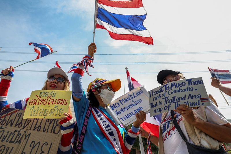 Thailand and Cambodia reinforcing troops on disputed border after May