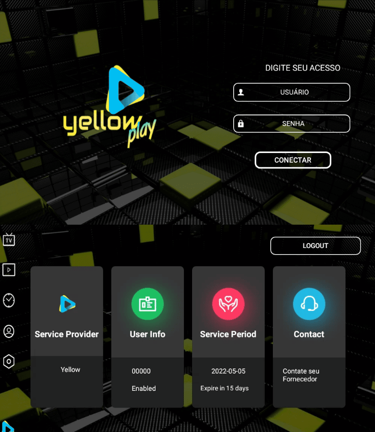 Download Yellow Player Premium IPTV APK With Activation Code
