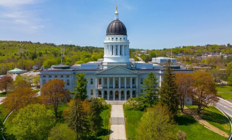 Maine state capitol Augusta 1