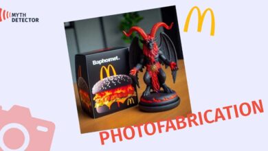 The Photo of McDonalds Baphomet Burger is Generated by Artificial Intelligence AI
