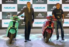 ampere nexus electric scooter launched at rs 110 lakh check range features variants carandbike 1 a052751a0d