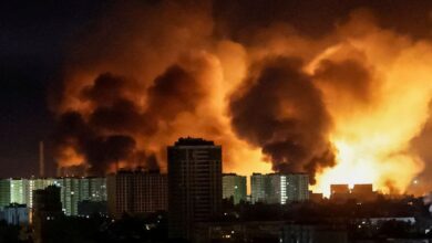 Kyiv officials say at least 14 hurt in 039massive039 Russian