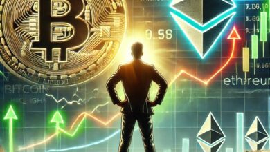 DALL·E 2025 06 11 14.05.45 A strategic and symbolic digital illustration representing Bitcoin trader