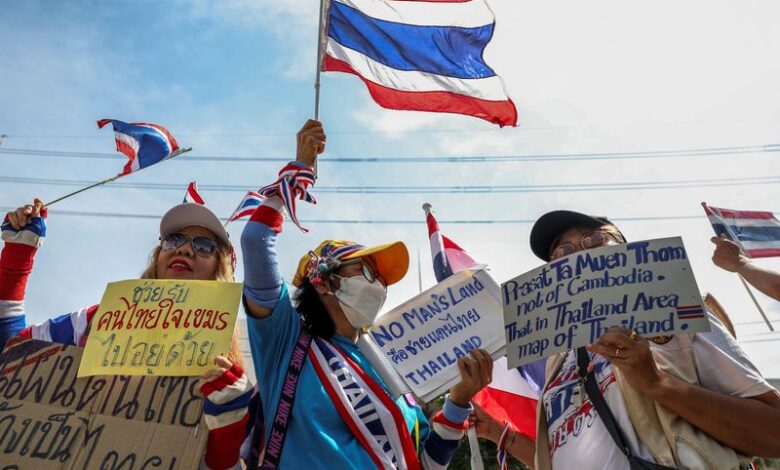 Thailand and Cambodia reinforcing troops on disputed border after May skirmish, Thai minister says 1 Thailand and Cambodia reinforcing troops on disputed border after May