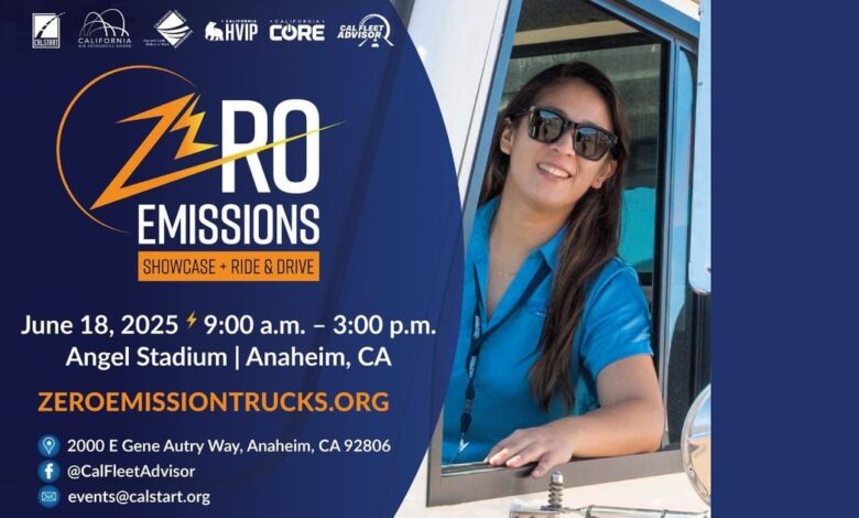 CARB & Calstart to Host Zero-Emissions Showcase & Ride & Drive at Angel Stadium - Green Fleet 1 calstart zero emissions showcase ride and drive 1200x630 s